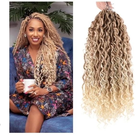 COPY - HAIR BUNDLE & RACK! FAUX LOCS & MARLEY  SYNTHETIC HAIR, OMBRE, BOHEMIAN - Picture 10 of 16